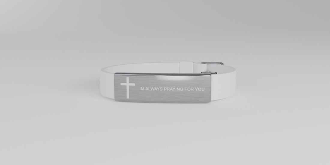 Prayers Always Silicone Bracelet