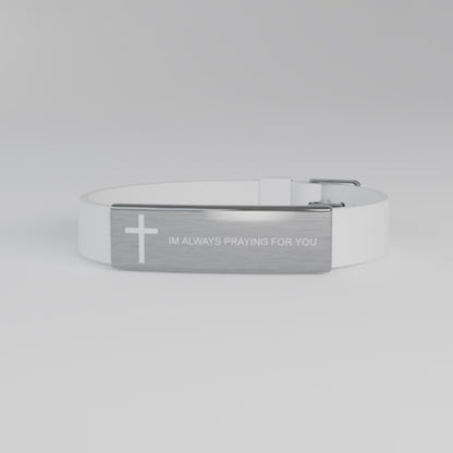 Prayers Always Silicone Bracelet