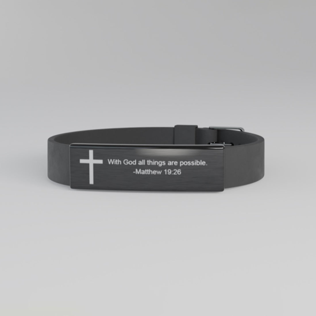 Faithful Strength Silicone Bracelet