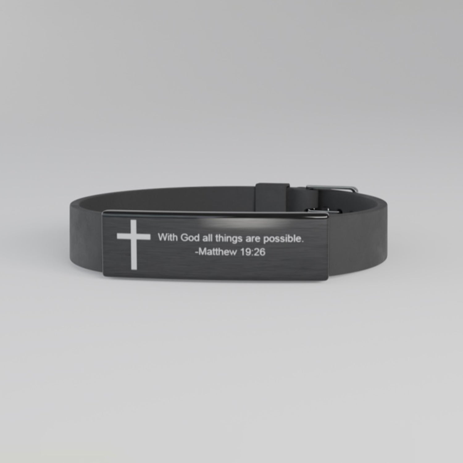 Faithful Strength Silicone Bracelet