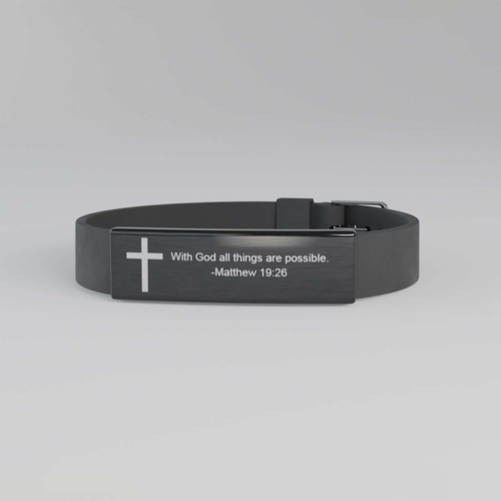 Faithful Strength Silicone Bracelet