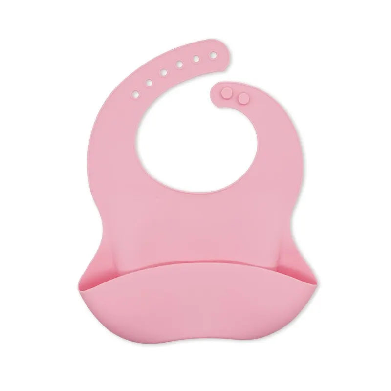 Waterproof Baby Bib, Adjustable in Pink