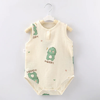 Baby Bodysuit Short Sleeve - Animal Print