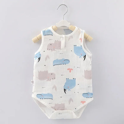 Baby Bodysuit Short Sleeve - Animal Print