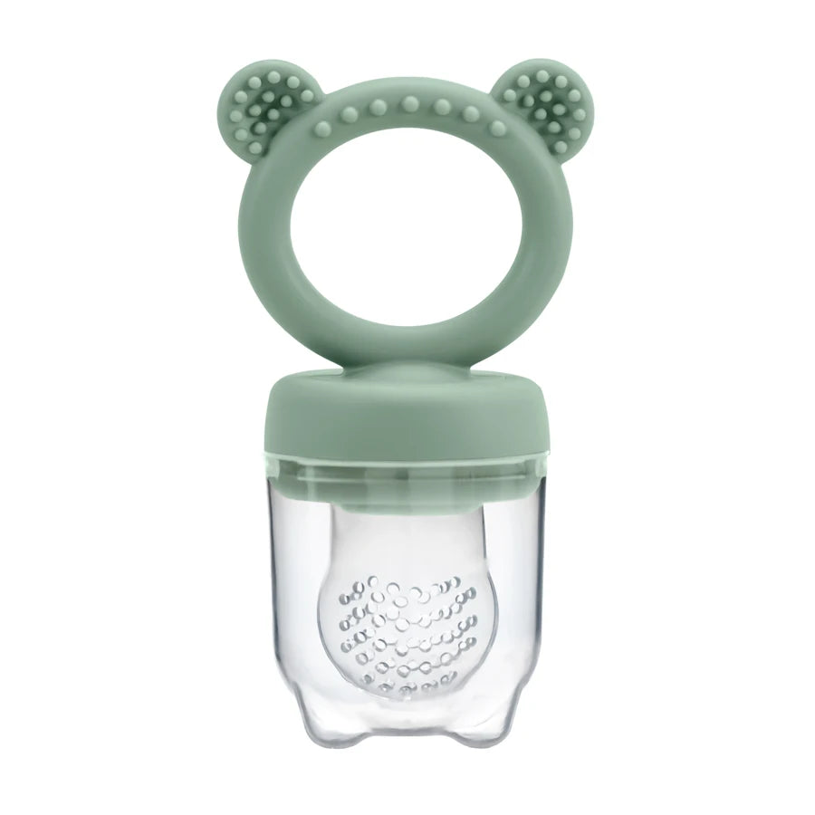 Baby Fruit Feeder Pacifier with Cover Green