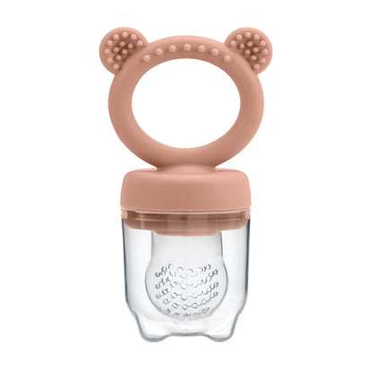 Baby Fruit Feeder Pacifier with Cover in Orange