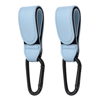 Baby Stroller Hooks for Hanging Diaper Bags in Blue