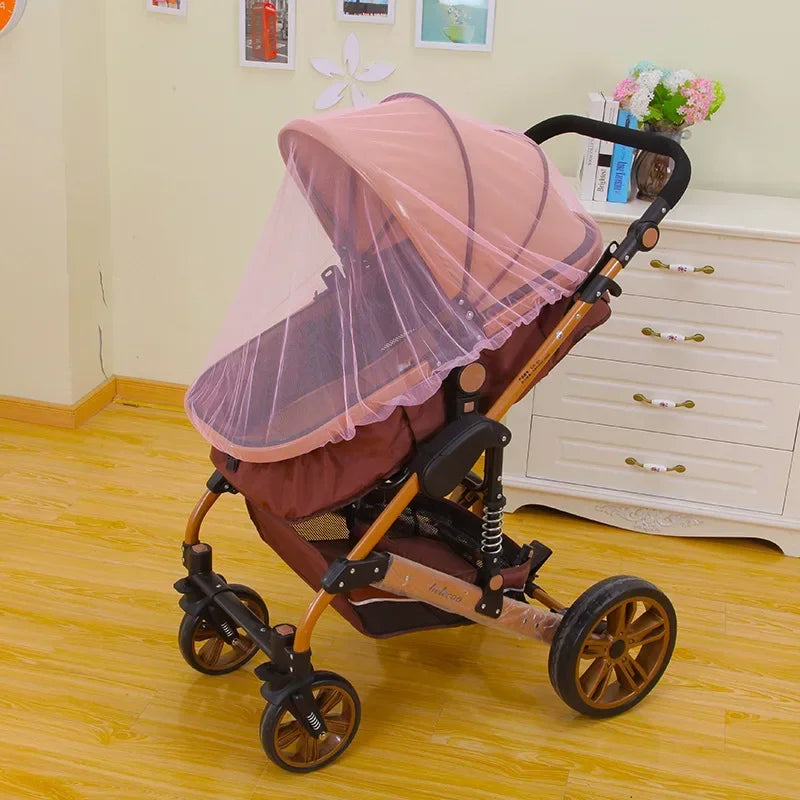 Baby Stroller Mosquito Net in Pink