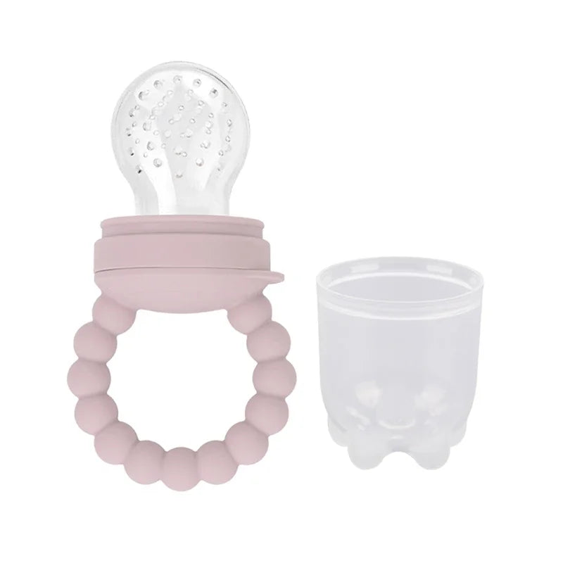 Baby Fruit &amp; Veggie Teether Set in Pink