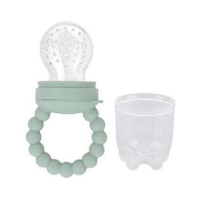 Baby Fruit &amp; Veggie Teether Set in Grey