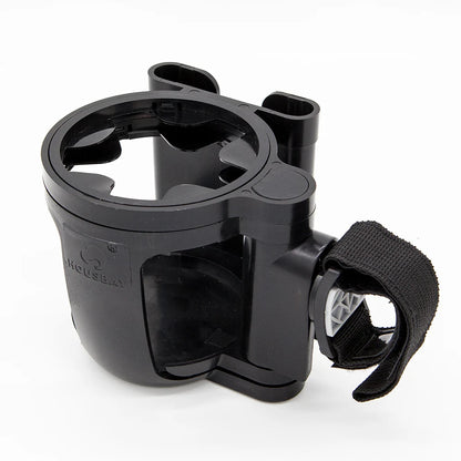 aby Stroller Cup Holder with Phone Holder in Black