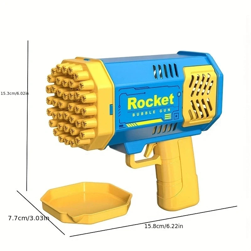 Electric Rocket Bubble Machine