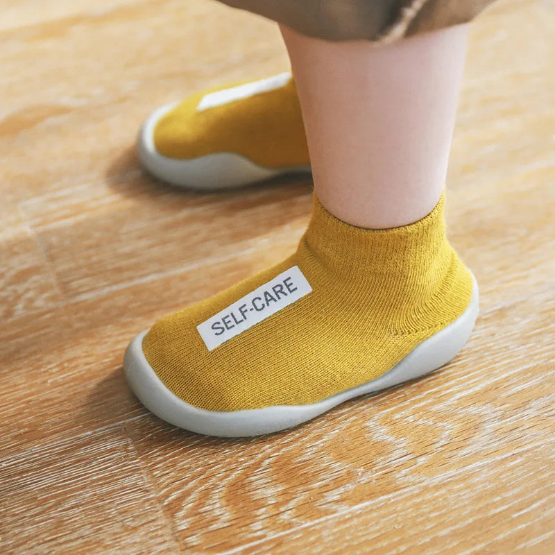 Cute Baby Walking Shoes - Non Slip in Yellow