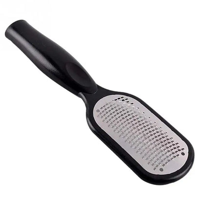 Foot Callus Scraper Stainless Steel in Black