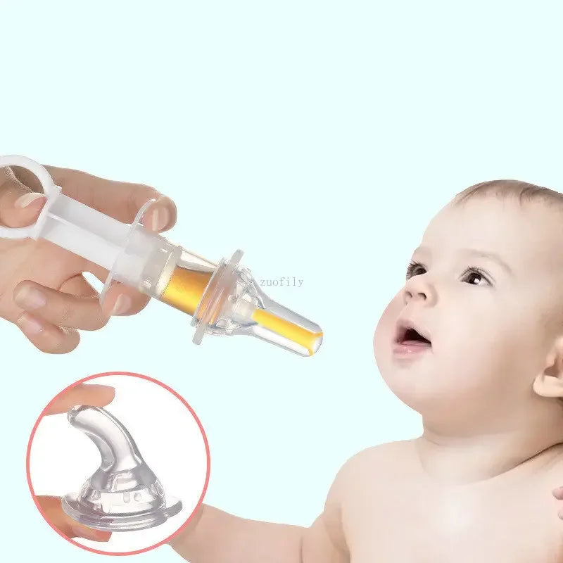 Child-Safe Medicine Dispenser - Toddlers and Babies in White