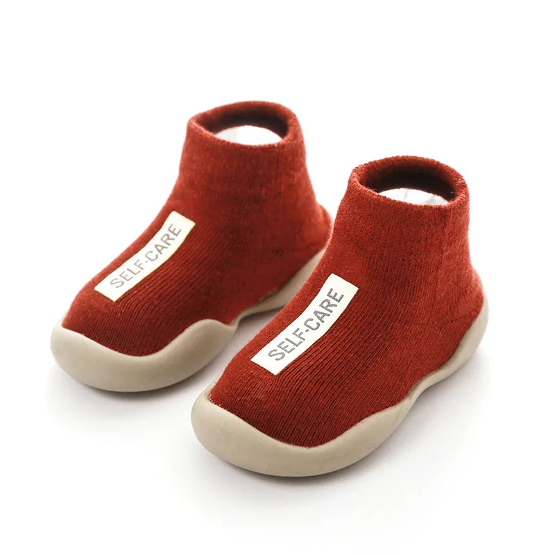 Cute Baby Walking Shoes - Non Slip in Red