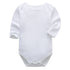 Organic Baby Cotton Romper in White