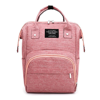 Spacious Baby Diaper Bag in Pink