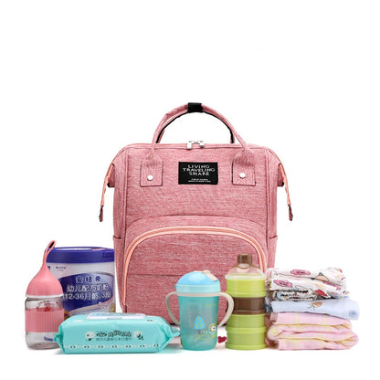 Spacious Baby Diaper Bag in Pink