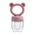 Baby Fruit Feeder Pacifier with Cover Purple