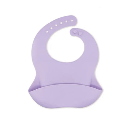 Waterproof Baby Bib, Adjustable in Purple