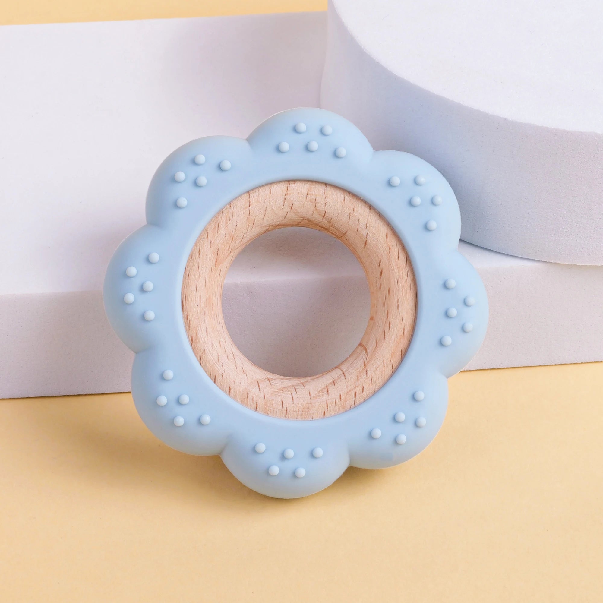 Safe Baby Silicone Teether in Blue