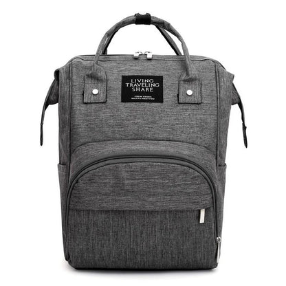 Spacious Baby Diaper Bag in Grey