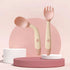 Spoon & Fork Baby Utensils in Pink