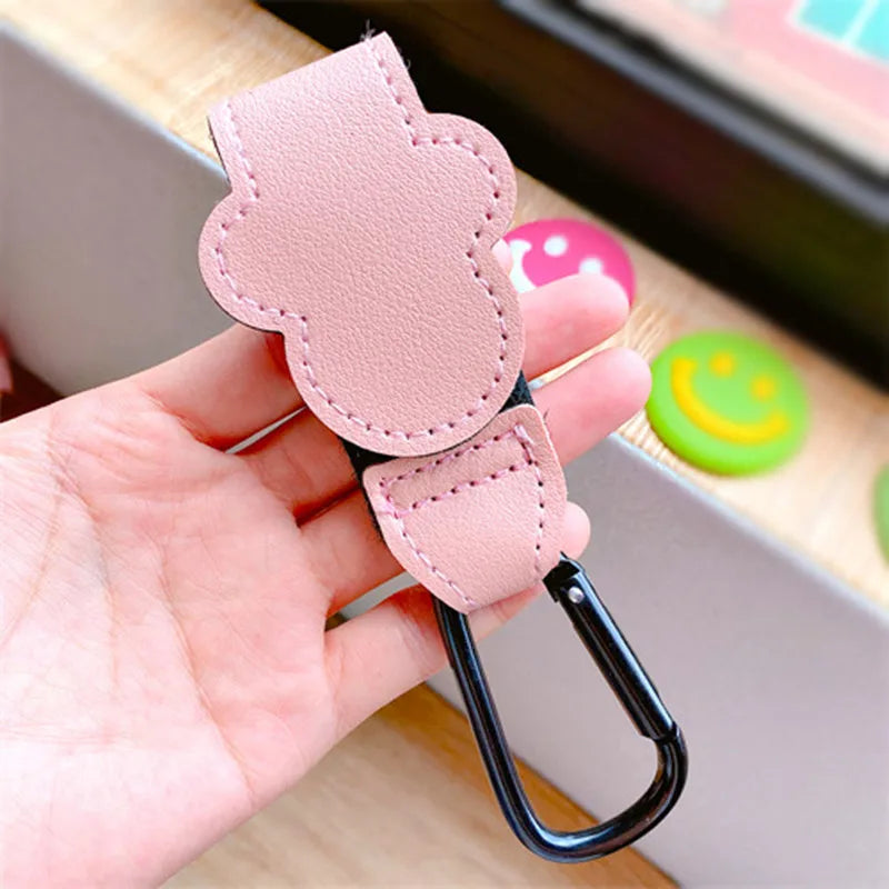 Baby Stroller Hooks for Hanging Diaper Bags in Pink