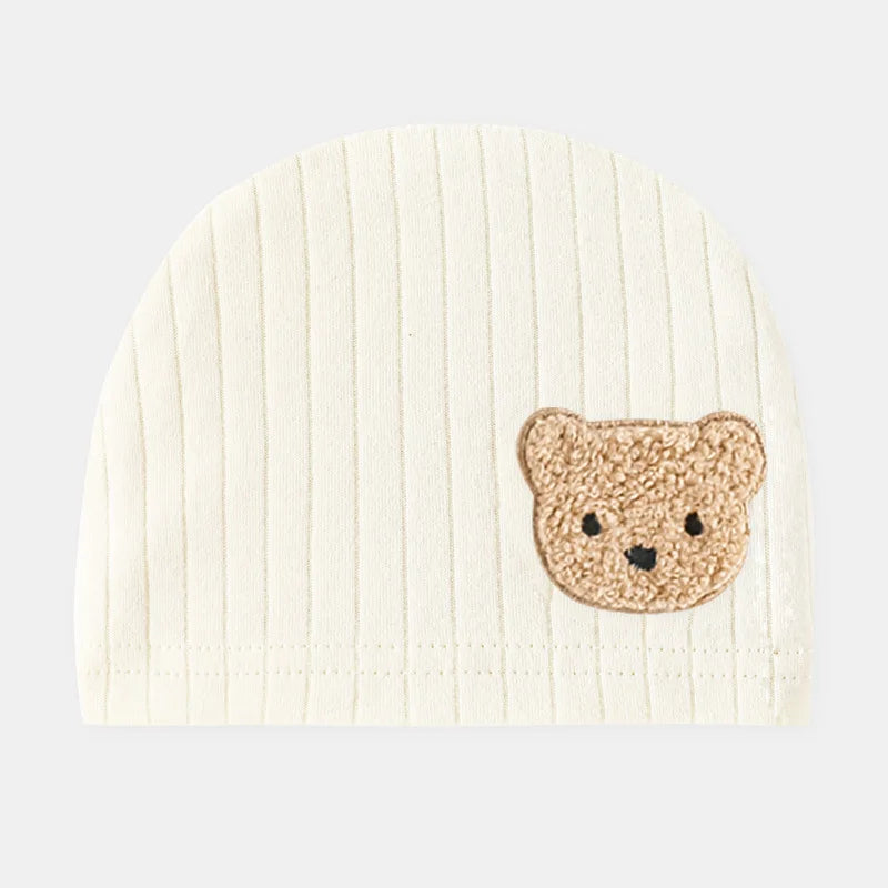 Warm Baby Beanies in Beige