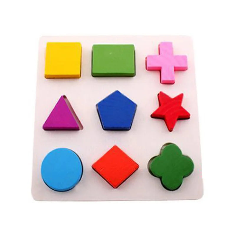 Wooden Baby Shapes Puzzle - Montessori