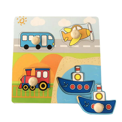 Wooden Baby Shapes Puzzle - Montessori